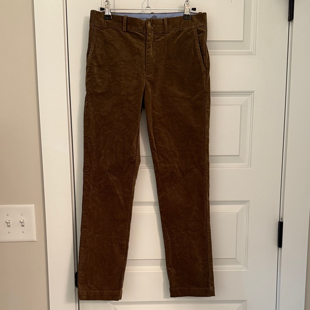 Brown Bowen & Company Boys Palmetto Pants in Brown Corduroy